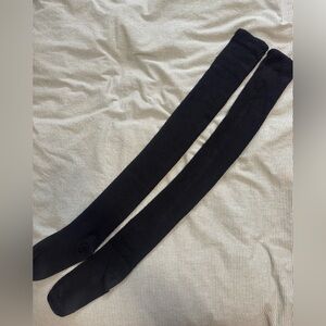 Black Thigh High American Apparel socks